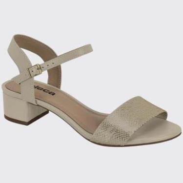 Imagem de Sandália Feminina Salto Bloco Slide Tira Larga Moleca 5259.805.29859-Feminino