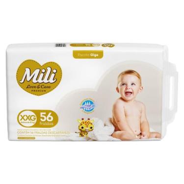 Imagem de Fralda Mili Love e Care Giga XXG - 56 Unidades, 56, XXG