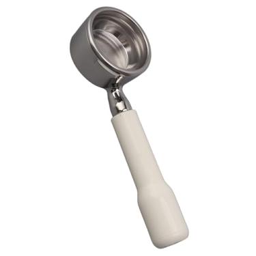 Imagem de Portafilter Sem Fundo, Portafilter de café, Portafilter de 58 Mm de Aço Inoxidável Sem Fundo 2 Orelhas Acessório de Máquina de café Com Aderência Confortável para BABY EVOL