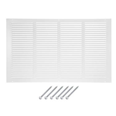 Imagem de PATIKIL 61.0 cm x 35.6 cm Tampa de ventilação de abertura de duto, grade de suprimento de ar registro de retorno grade de filtro de ar face removível/porta para piso de parede de teto doméstico