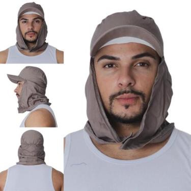 Imagem de 5 Touca Em Brim Arabe Com Aba Proteção Solar Profissional Epi Maicol, 