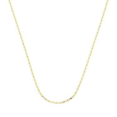 Imagem de Colar Feminino 45cm Corrente Ouro 18k Piastrine 2mm