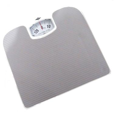 Imagem de Balança Mecânica Banheiro 130kg Aço Antiderrapante