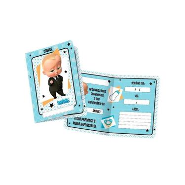 Imagem de Convites De Aniversário Festa Poderoso Chefinho Regina 8Un