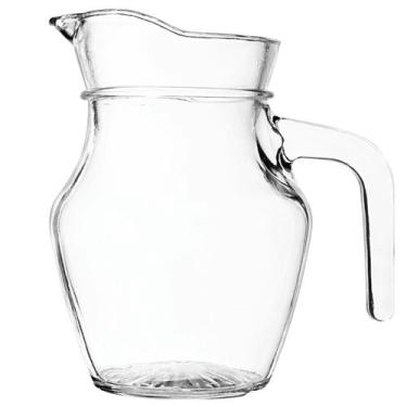 Imagem de Mini Jarra de Vidro 500ml Sucos Água Chás Refrigerante Bares Restauran