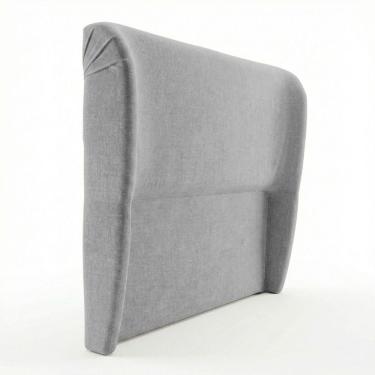 Imagem de Cabeceira Para Cama Box Casal Padrão Liah 140cm Linho Cinza - Abmaza