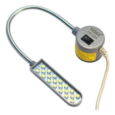 Imagem de Luminária Lampada C/ 20 Led, Haste Flexível, Maquina Costura - Congrat