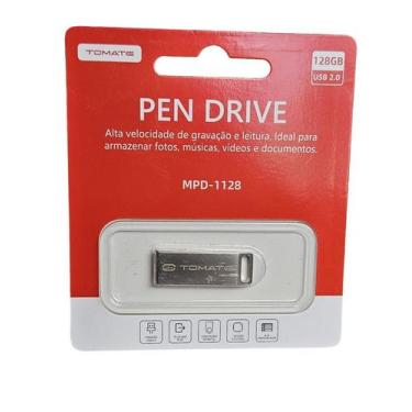 Imagem de Pendrive 128 GB Tomate Ultra Rápido Compacto TOMATE MPD-1128