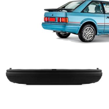 Imagem de Parachoque Traseiro Escort 1987 1988 1989 1990 1991 1992 Preto Sem Esp