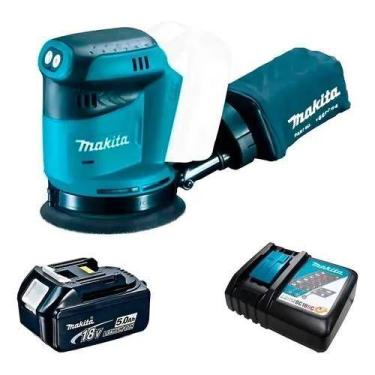 Imagem de Lixadeira Roto Orbital Makita 18V DBO180Z 5Ah