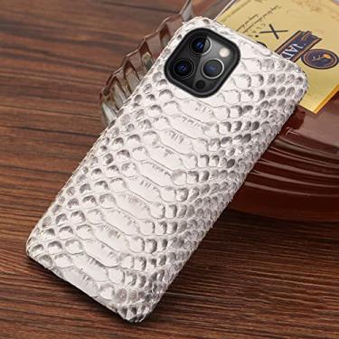 Imagem de Capa de telefone de couro para iphone 13 pro max 13 mini 11 12 pro max x xs xr 6 6s 7 8 plus 5s se 2020 capa de luxo shell armadura, barriga de python, para iphone 12 mini