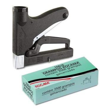 Imagem de Grampeador Manual Rocama 106 Premium + 3500 Grampos 106/6