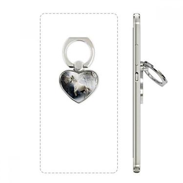 Imagem de Suporte universal para celular Cenário da natureza White Horse Science