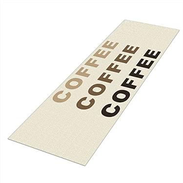 Imagem de Tapete Passadeira Cozinha Coffee Plus 160x50 Antiderrapante