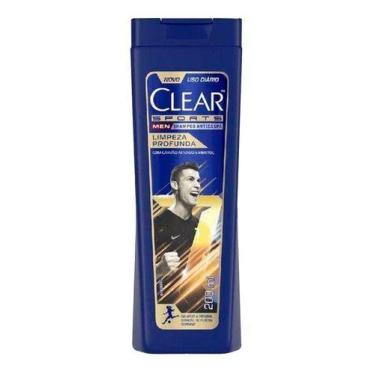 Imagem de Shampoo Clear Sports Limpeza Profunda Anticaspa En Garrafa De 200ml -
