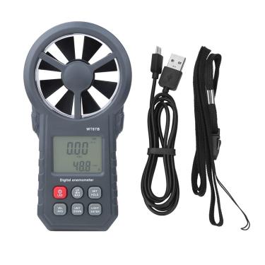 Imagem de WT87B Handheld Portátil USB Bluetooth Digital Anemômetro E Termômetro Mede A Velocidade Do Vento E A Temperatura Com Facilidade