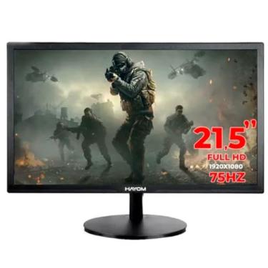 Imagem de Monitor Hayom 21.5" Led Preto 75Hz 1920x1080 110v/220v