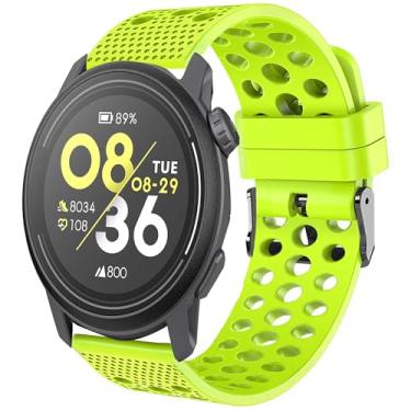 Imagem de Pulseira esportiva de silicone compatível com COROS PACE 3, Lamshaw 20 mm, 22 mm, pulseira esportiva de substituição com fivela de metal compatível com smartwatch COROS PACE 3/APEX 2 Pro/APEX 46
