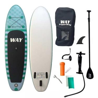 Imagem de Prancha Stand Up Inflável Importway 275cm IWSUI-275AZ - Azul