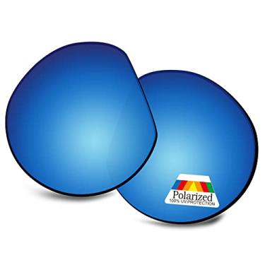 Imagem de Bwake Lentes de reposição para óculos de sol Oakley Clifden OO9440 - Azul gelo polarizado