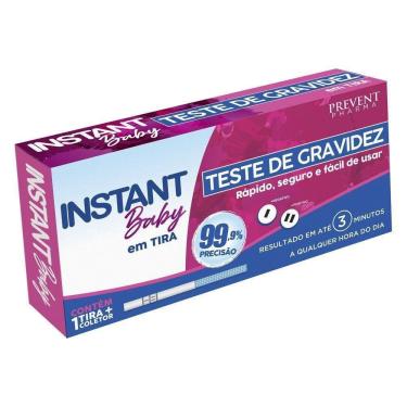 Imagem de Teste De Gravidez Instant Baby Em Tira Qualquer Hora Do Dia