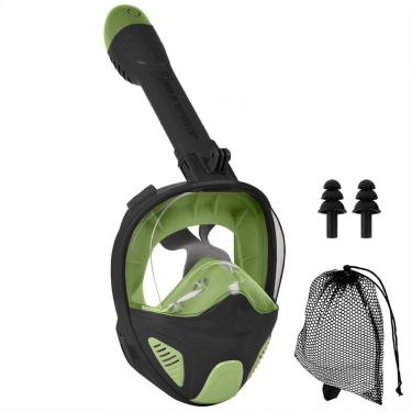 Imagem de Mascara Subaquática de de Mergulho Gold Sports New Full Face Com Snorkel-Unissex