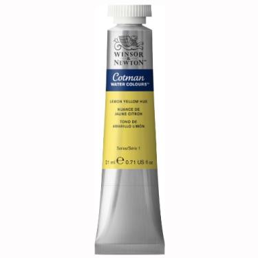 Imagem de Winsor & Newton Tinta Aquarela Cotman, Tubo de 21 ml (7 oz), Amarelo Limão Matiz