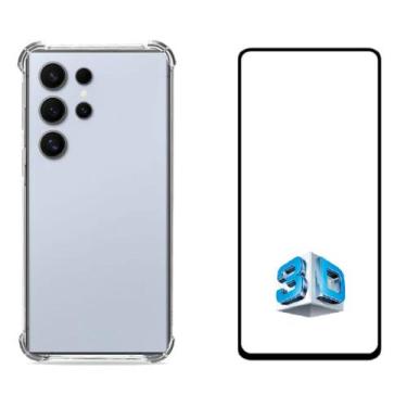 Imagem de Pelicula Vidro 3d + Capa Anti Impacto Para Galaxy S24 Ultra - Mustangs