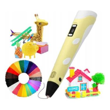 Imagem de Caneta Impressora 3D Pen Para Kids Com Filamentos - Bc Bora Colega Sho