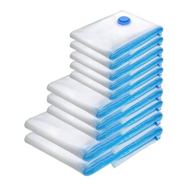 Imagem de Kit Sacos À Vácuo Roupas 5un 50x60 3un 60x80 2un 70x110cm - Top Útil, 