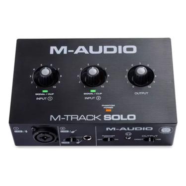 Imagem de Interface Áudio Mtracksolo M-audio Xlr P10 Usb