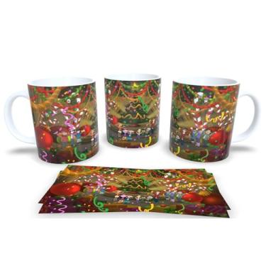 Imagem de Canecas de Porcelana Branca Personalizadas Arvore de Natal 4 (Mod.70)