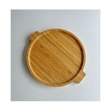 Imagem de Bandeja de Bambu Redonda 28x24cm  - COSY