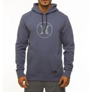 Imagem de Moletom Hurley Canguru Circle Icon WT23 Masculino-Masculino