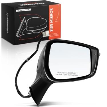 Imagem de A-Premium Espelho retrovisor elétrico do lado do passageiro - compatível com Nissan Versa 2015 2016 2017 2018 2019 - Espelho retrovisor externo dobrável manual não aquecido com seta