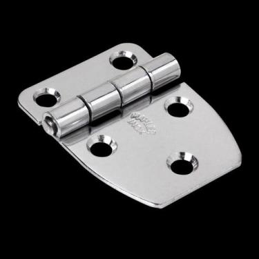 Imagem de Dobradiça Náutica Assimétrica Medida 38x52mm Aço Inox Mahler - Mahler 