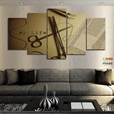 Imagem de Quadros Decorativos Medicina 63x130mt em Tecido - Wall Frame