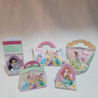 Imagem de Kit 100 Personalizados as Pricesas - Disney
