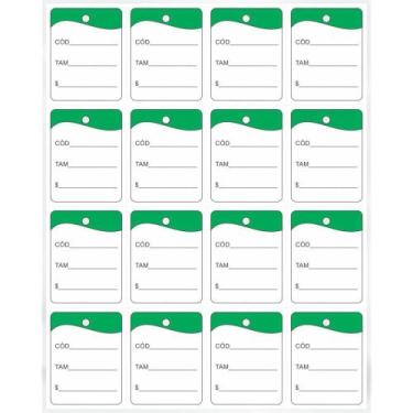 Imagem de Etiqueta para Marcação TAG 30X38MM Cartão Verde PCT com 1000 - Grespan