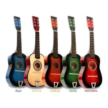 Imagem de Mini Violão Acústico Infantil  Corda em Aço - toys