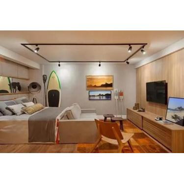 Imagem de kit Trilho Eletrificado 4 de 1 Metro + 4 Emendas L + 8 Spot de Trilho 