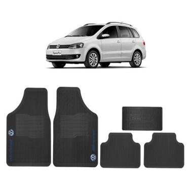 Imagem de Tapete Automotivo Carro Volkswagen Versátil Borracha 5 peças, Spacefox