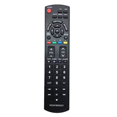 Imagem de Smartby Controle remoto N2QAYB000321 compatível com TVs Panasonic TC-26LX14 TC-32LX14 TC-42PS14 TC-42PX14 TC-50PS14 TC-50PX14 TC-54PS14 TC-P42X1N TC-P46S1 TC-P46S1 TC-P46U1 TC-P50C1 TC-P54S1 TC-P58S1