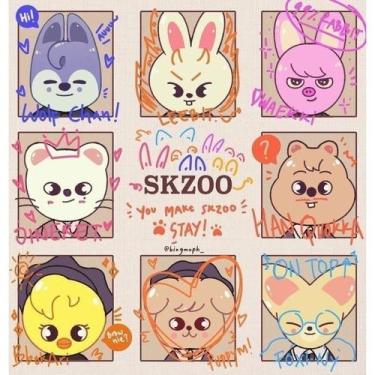 Imagem de Bolsa Eco Bag Stray Kids Skz-Skzoo Marca Personagens Fofos - Tote Bag 