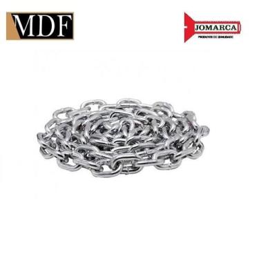 Imagem de Corrente Soldada Zincada Elo Curto 4,8mm 3 Metro Jamarca - JOMARCA