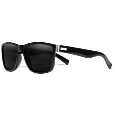 Imagem de Óculos de Sol Masculino Kingseven Esportivo Polarizados UV400, Preto