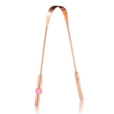 Imagem de Raspador Limpador De Lingua 100% Cobre Puro C Identificador