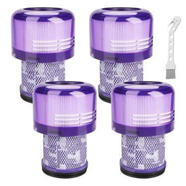 Imagem de Unikstone Pacote com 4 filtros de vácuo de substituição para Dyson V11 Torque Drive V11 Animal V11 Complete V11Extra V15 Detect V15s Detect Submarine Vacuums, Compare com a Parte 970013-02