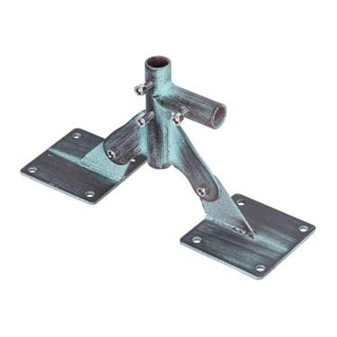 Imagem de CLYB Suporte De Teto Para Cata-Ventos Alta Resistência Com 2 Portas Ajustáveis Jardim Externo, Quintal, Cúpula, Galpões, Celeiros E Telhados Postes