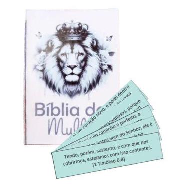 Imagem de Kit com 10 Mini Bíblia Azul Caixa da Promessa com Promessas - Papelari